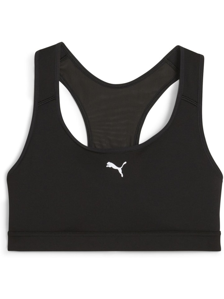 

Спортивный бюстгальтер "4KEEPS RUN BRA" черного цвета Puma