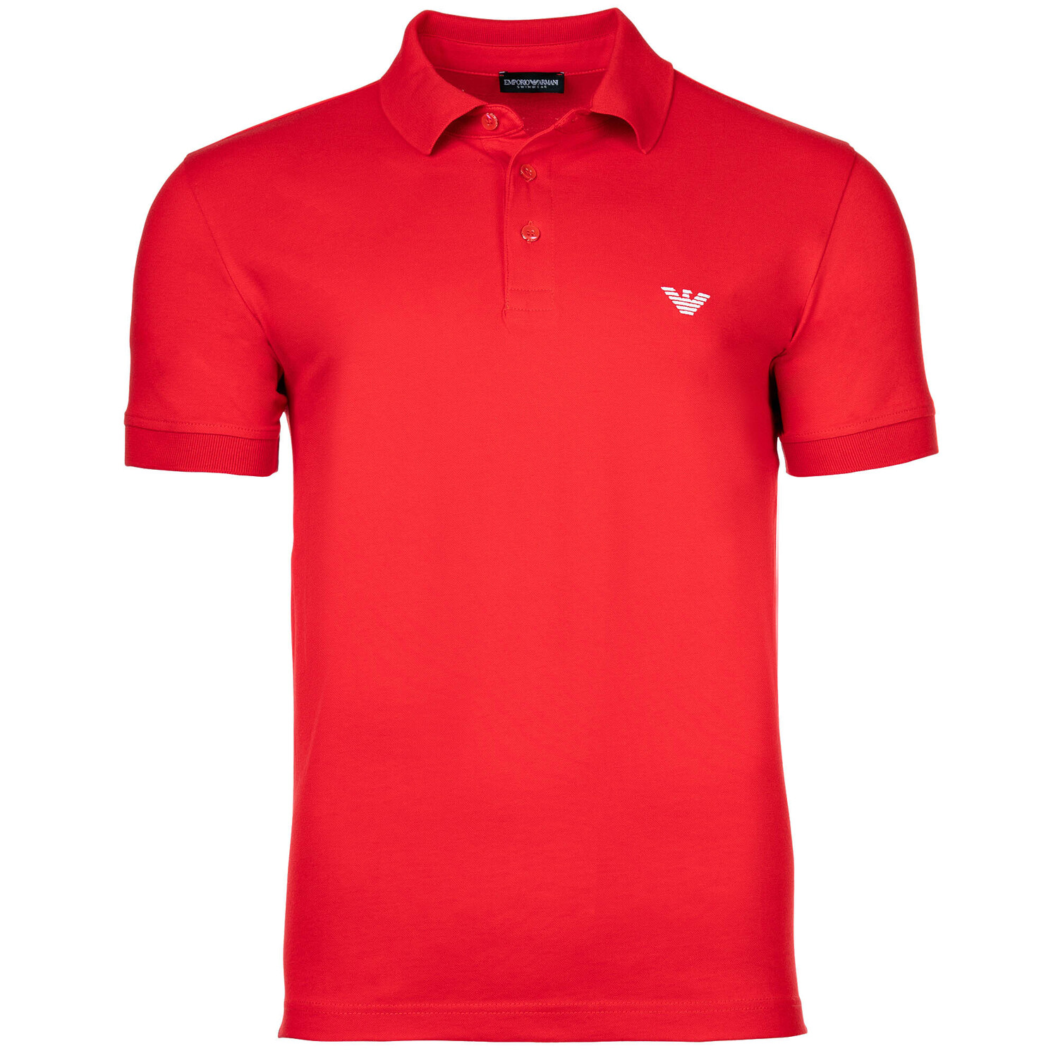 

Поло Emporio Armani, красный