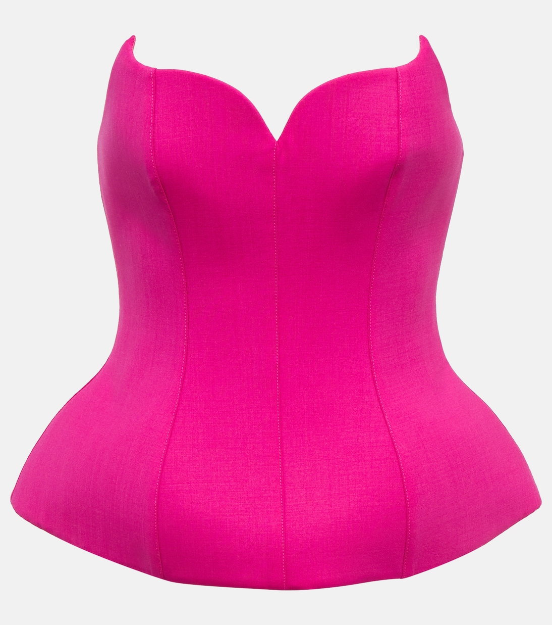 

Бюстье из смесовой шерсти Giuseppe di Morabito, фуксия