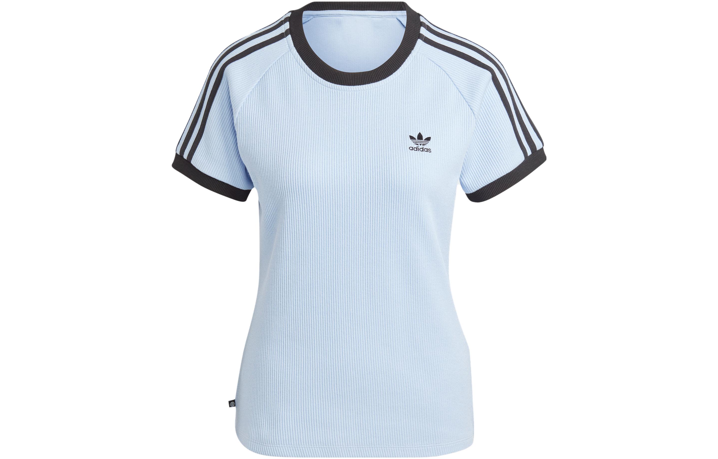

Adidas Originals Футболка с втачными рукавами женская синяя