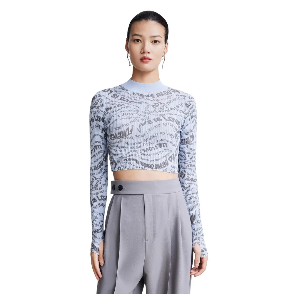 

Свитер Lily Vintage Small Turtleneck Knit, синий