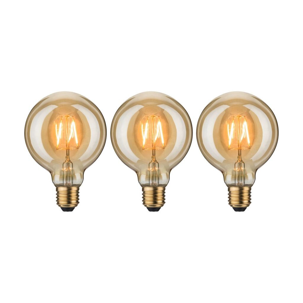 

Paulmann Bundle 3xLED Vintage Globe 95 2,5 Вт E27 230 В Золото 1700 К