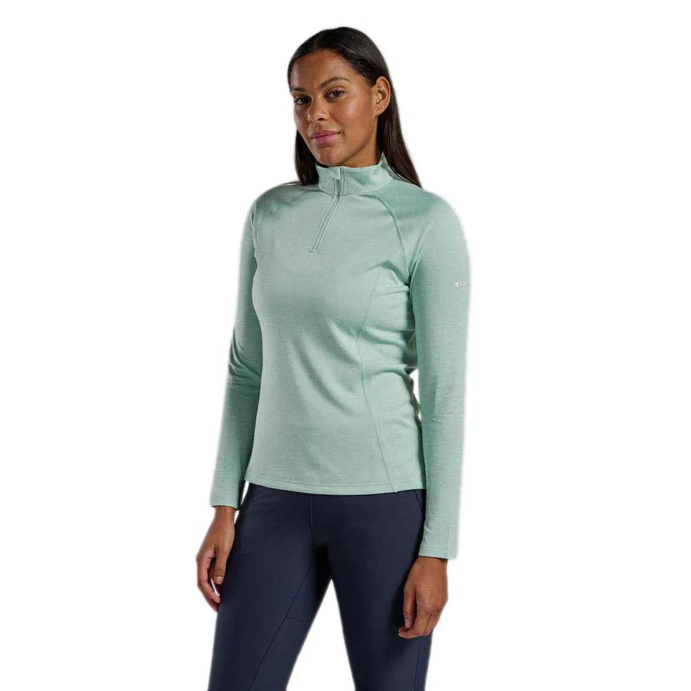 

Лонгслив Montane Dart half zip, зеленый
