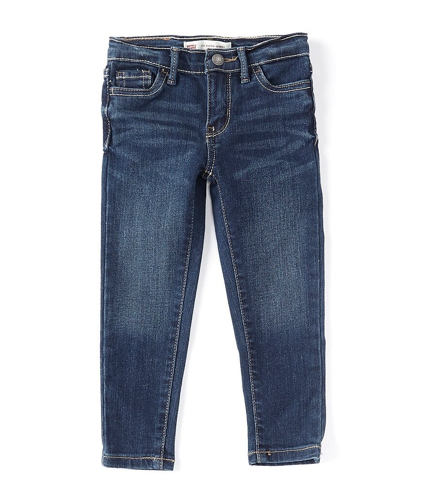 

Джинсовые джеггинсы Levi's Little Girls 2T-6X Lana, синий