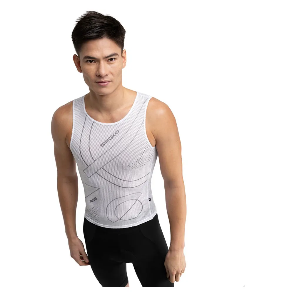 

Базовый слой Siroko SC BL Estadio sleeveless, белый