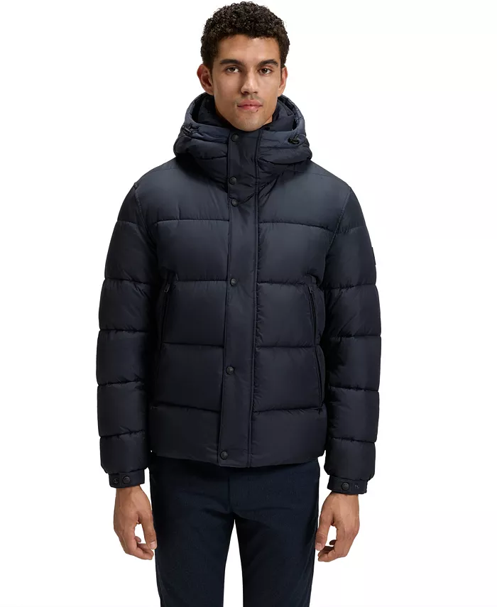 

Мужская куртка-пуховик Regular-Fit с водоотталкивающей пропиткой Hugo Boss, синий
