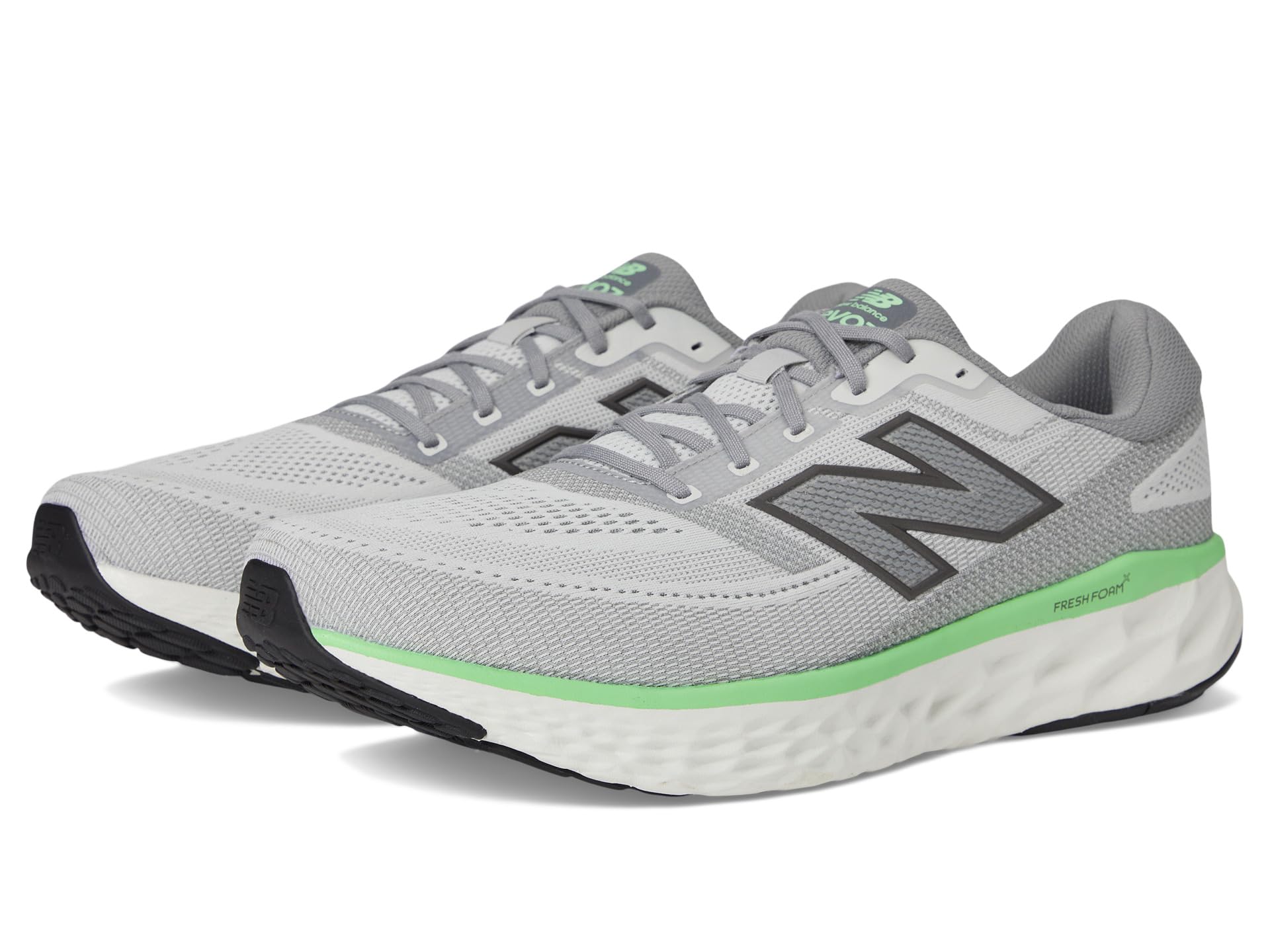 

Кроссовки New Balance Fresh Foam X Evoz V4, Grey Matter/Slate Grey/Electric Jade