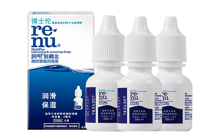 

Увлажняющие капли для глаз с контактными линзами 8 мл BAUSCH&LOMB