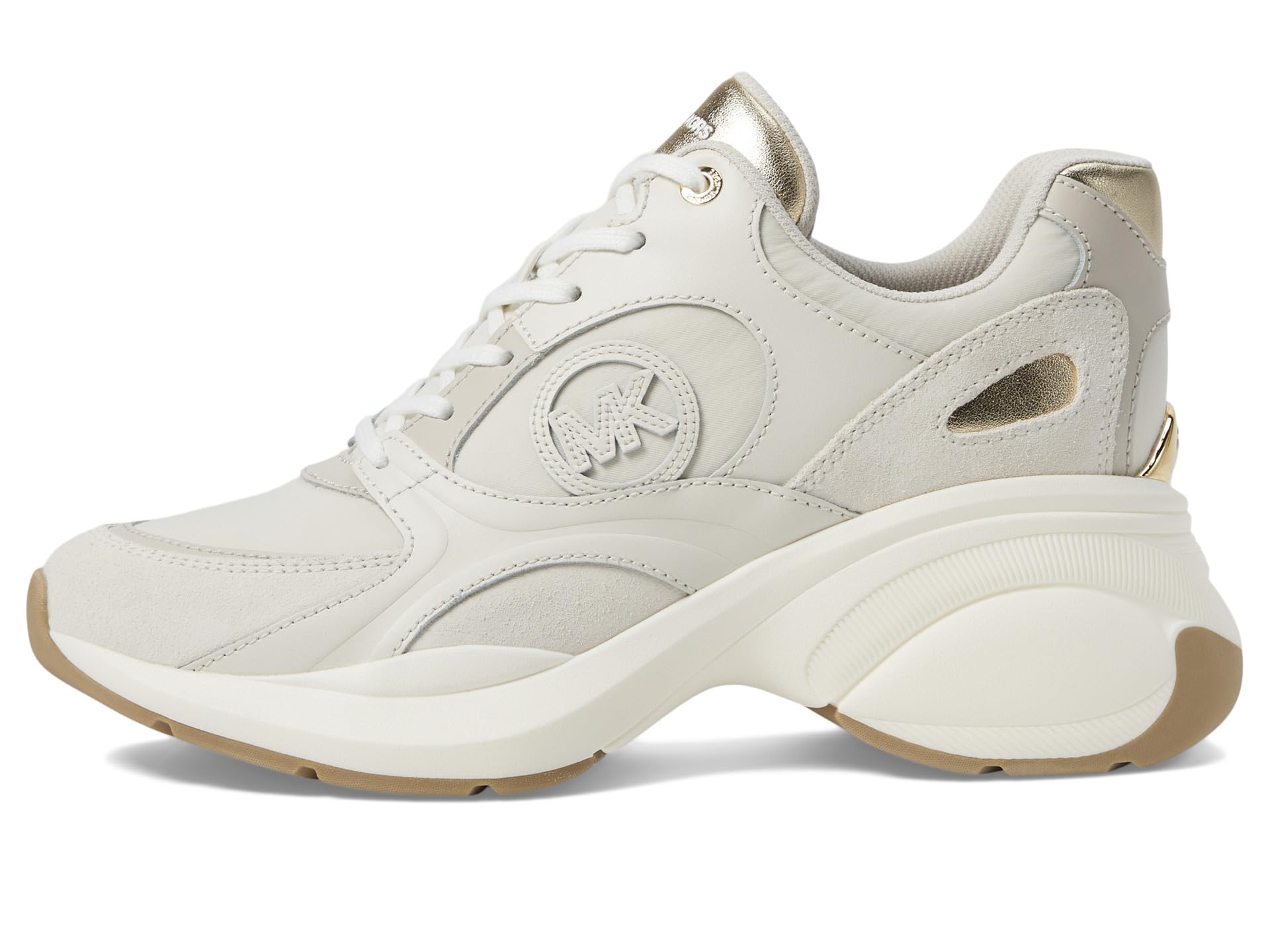 Туфли MICHAEL Michael Kors Zuma Trainer, цвет Pale Gold Multi — фото 4