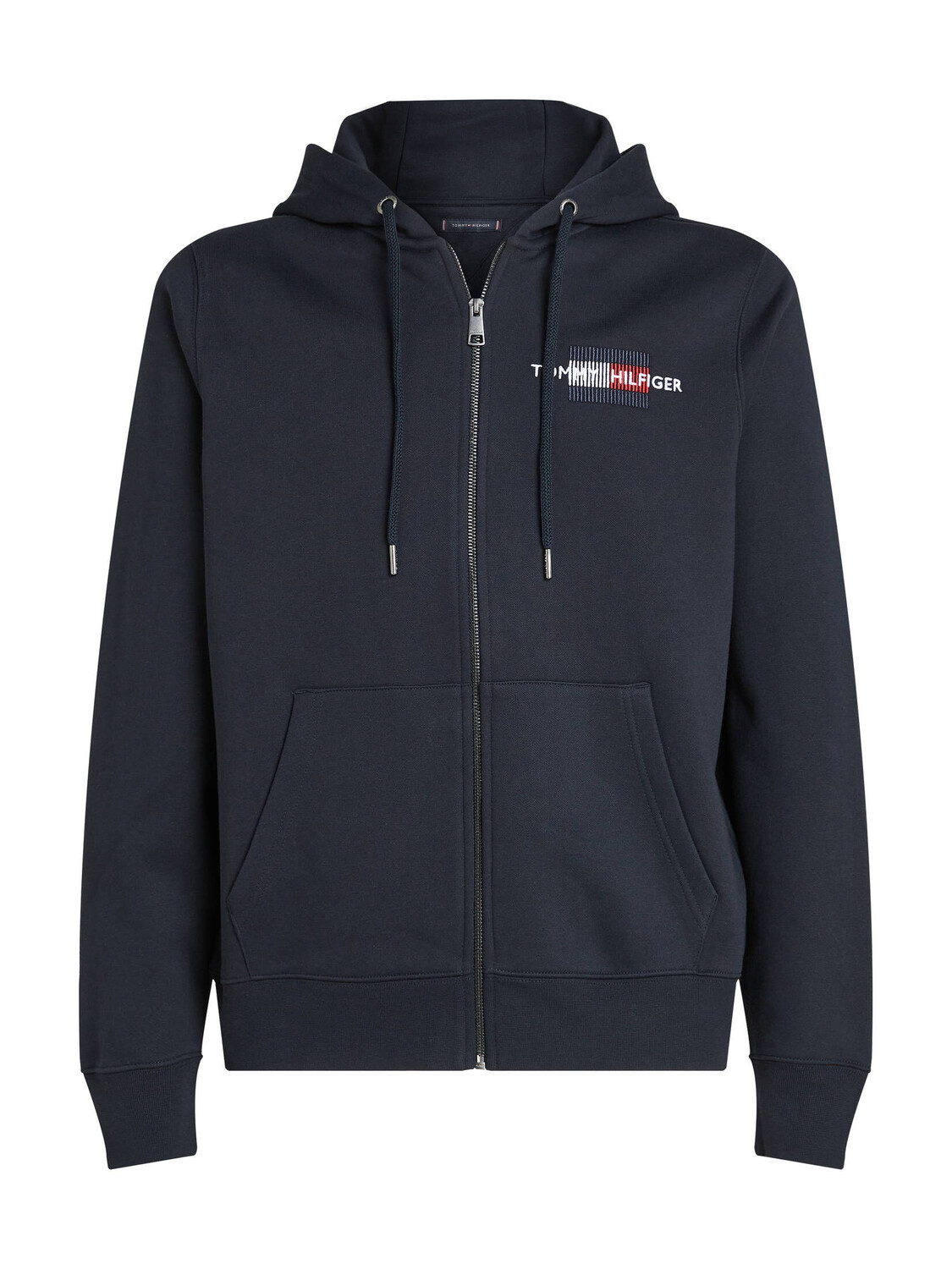 

Толстовка с вышивкой в виде флага на капюшоне Tommy Hilfiger, синий
