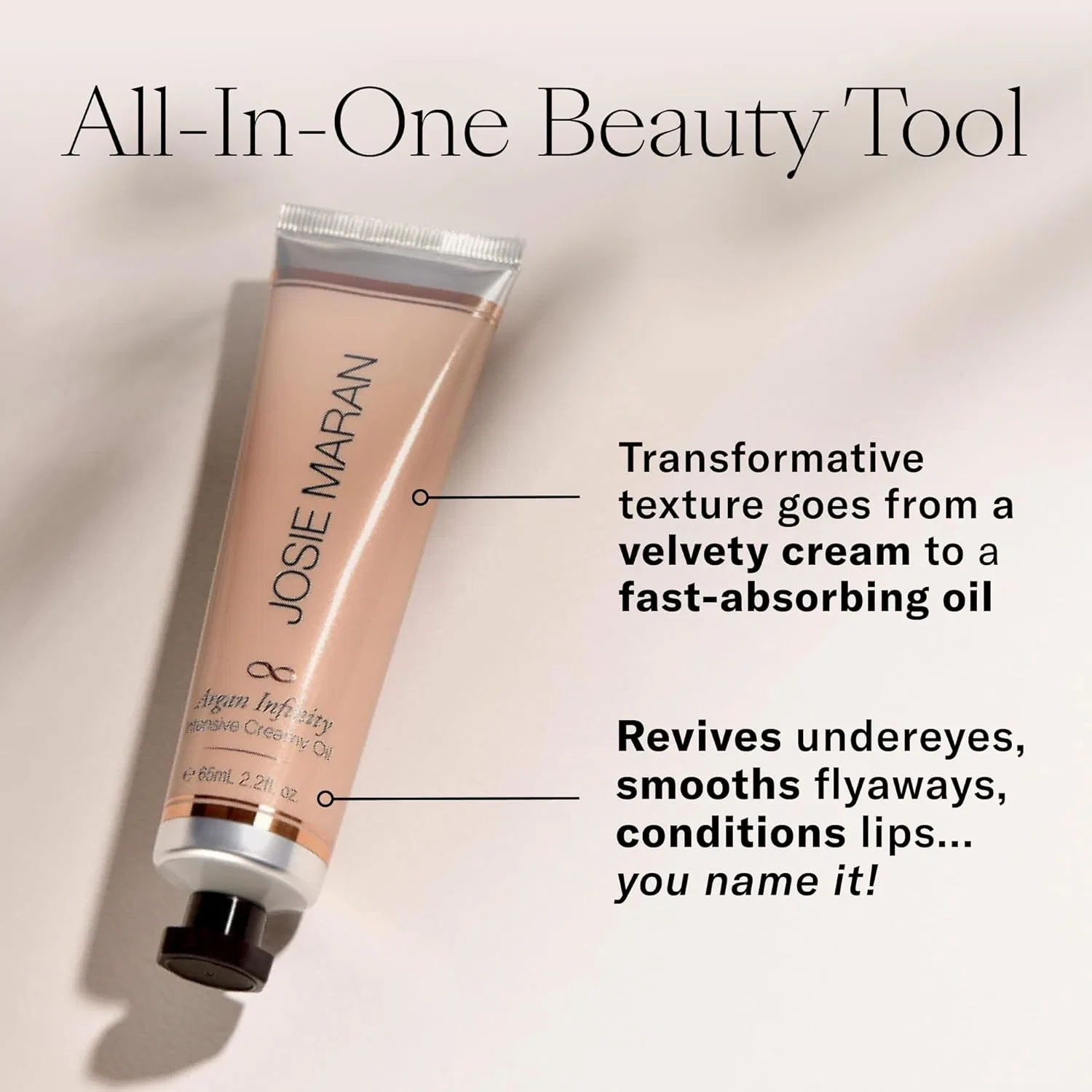 Крем для лица Josie Maran — Дневной Argan Infinity Intensive Creamy Oil, 65 мл — фото 4