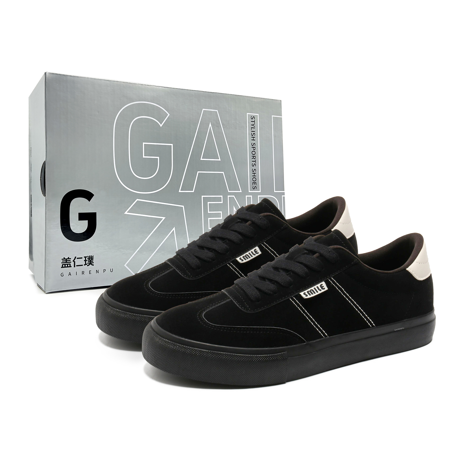 

Gai Renpu Антискользящие и износостойкие дышащие низкие скейтбордские кеды мужские Camel Box, цвет Camel Box