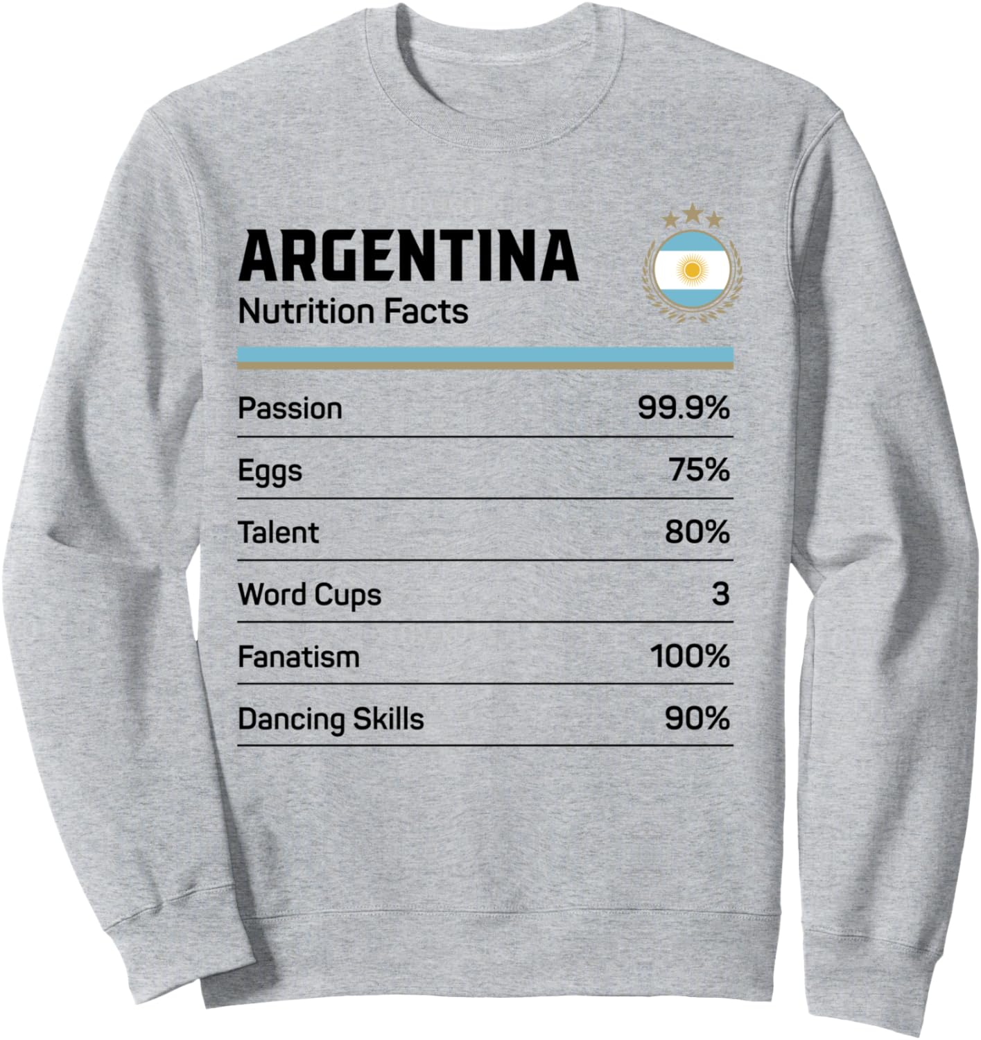 

Футболка для болельщиков сборной Аргентины, синяя, размер S Soccerfans