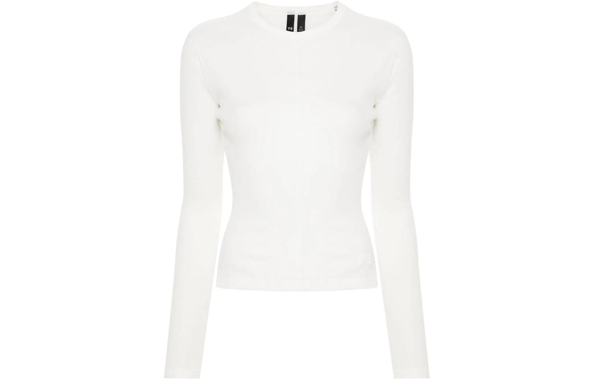 

Хлопковая футболка с принтом логотипа Y-3, белый