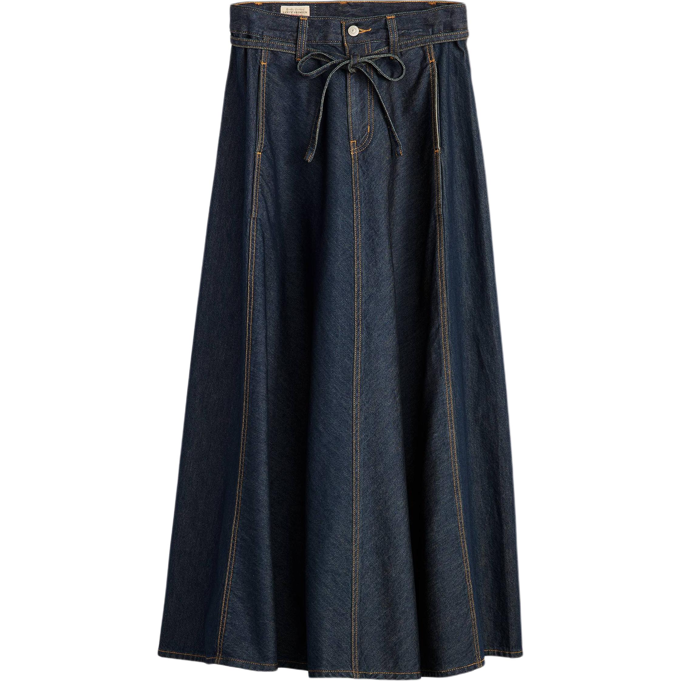 

Джинсовая длинная юбка levi's женская Levis, темно-синий