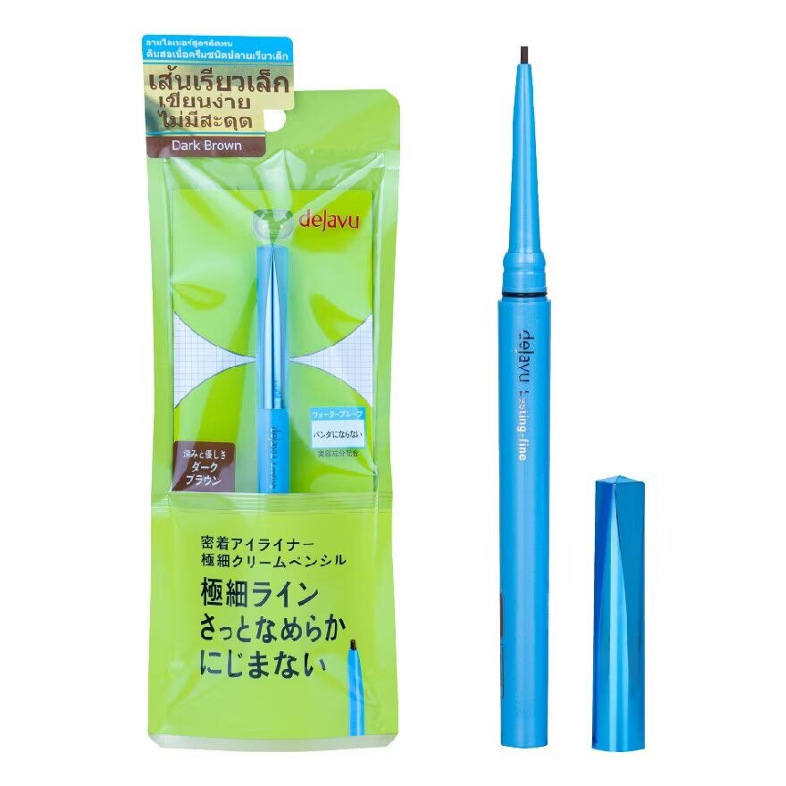 

Dejavu Ультратонкий кремовый карандаш Lasting-fine E 0,074г. 2 Темно-коричневый, Dark Brown