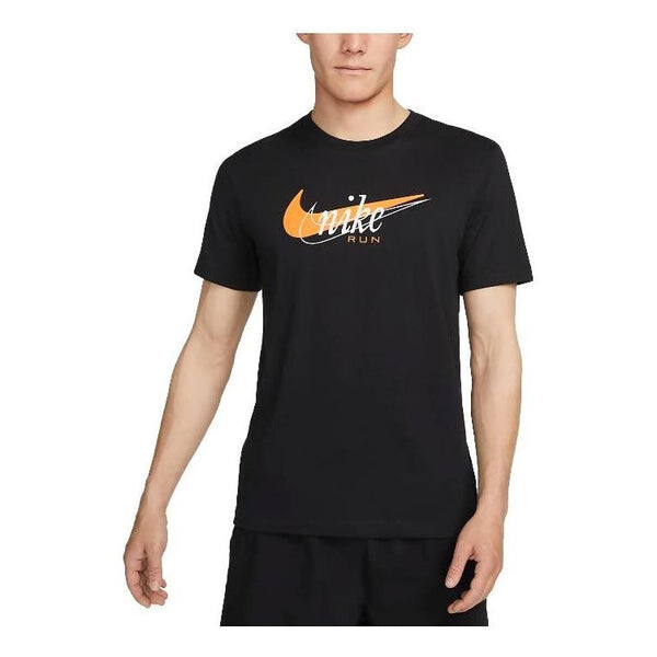

Футболка Nike Dri-FIT Running T-Shirt 'Black', черный