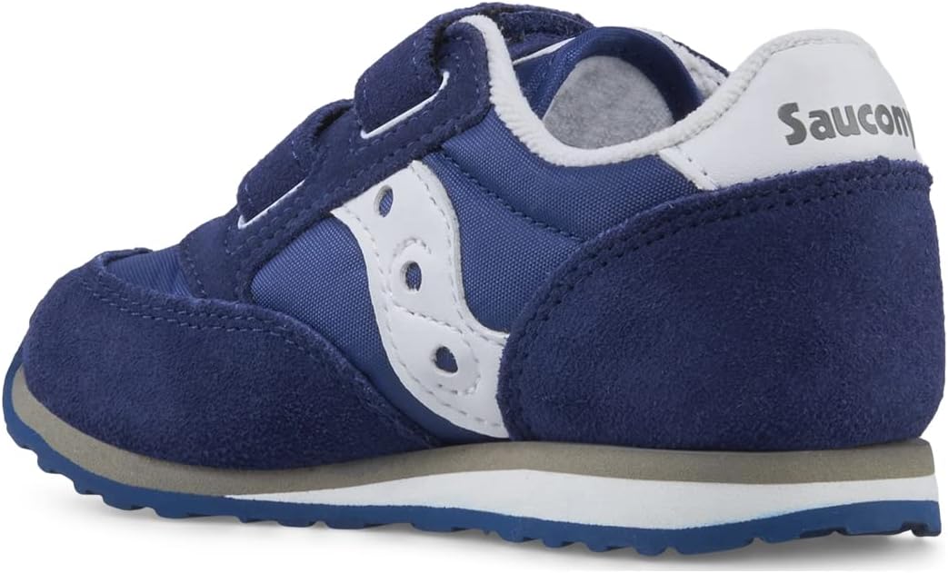 Кроссовки Saucony Unisex-Child Originals Jazz на липучке (для малышей/детей младшего возраста), синий — фото 3