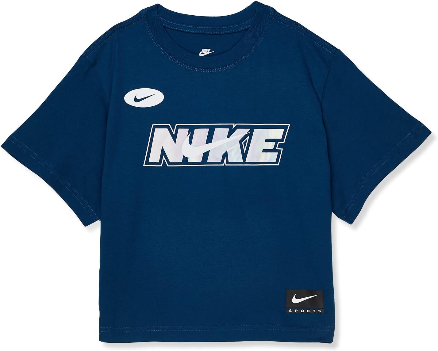 

Футболка Nike NSW Boxy Icon Clash Tee, цвет Valerian Blue