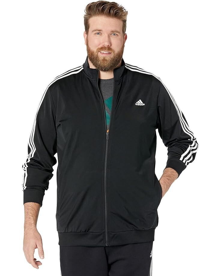 

Куртка adidas Essentials 3-Stripes Tricot Track, цвет Black/White 1