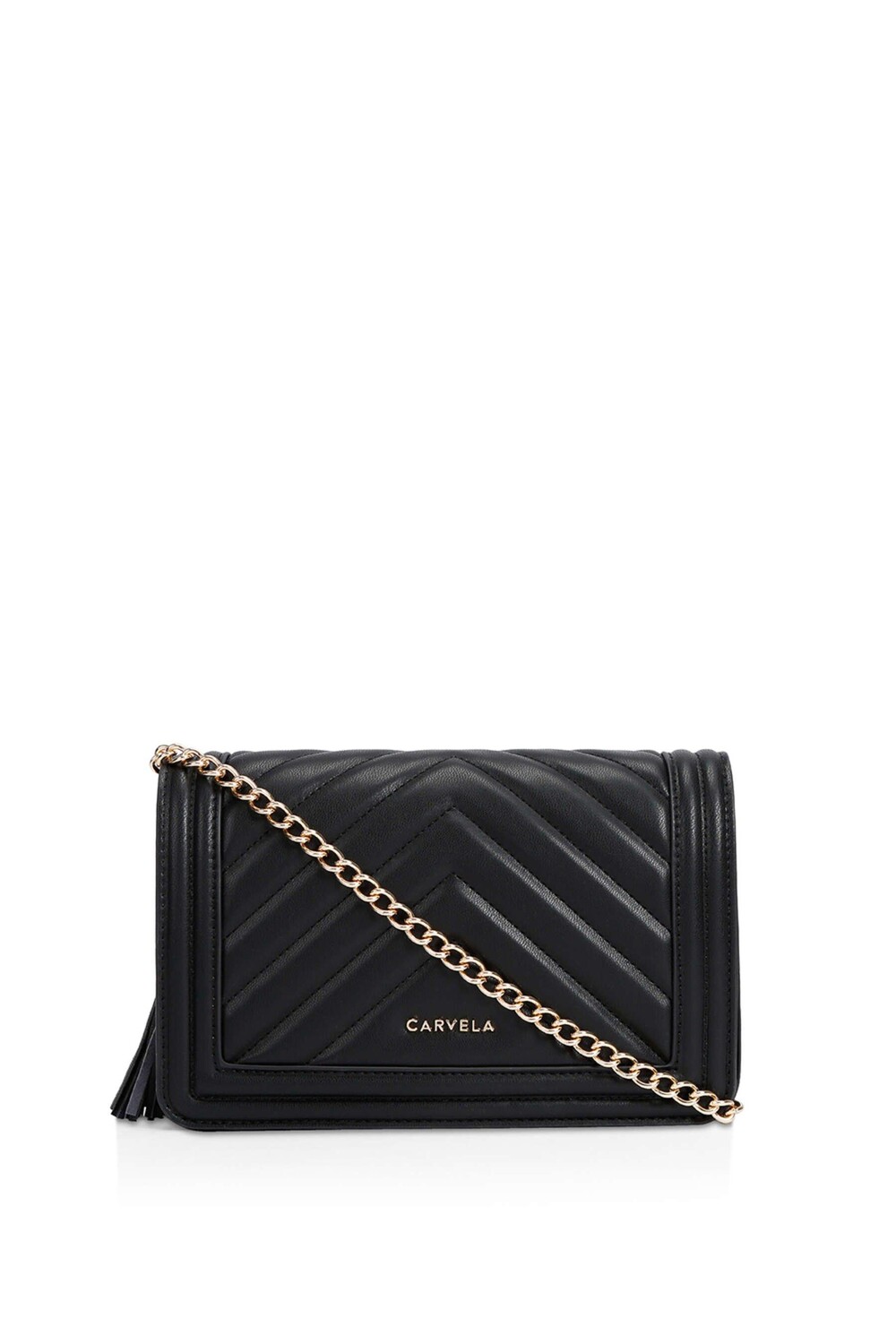

Сумка Lara Tassel Flapover Carvela, черный