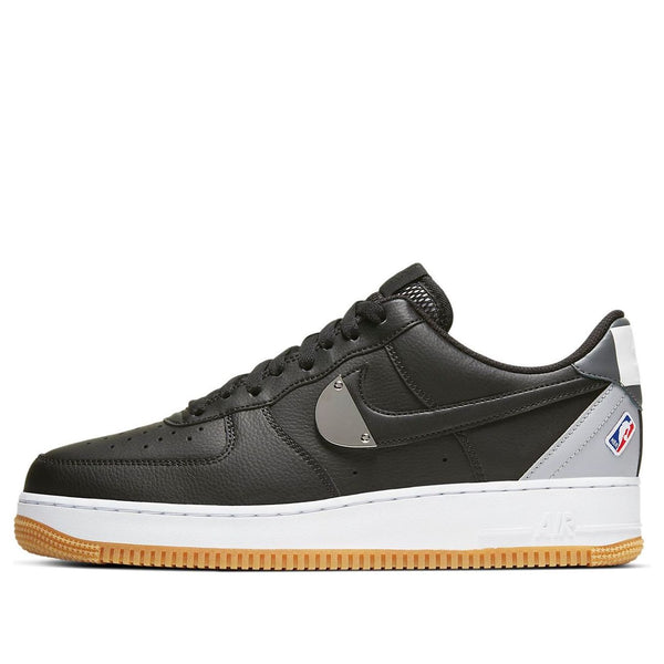 

Кроссовки x nba air force 1 '07 lv8 'black wolf grey' Nike, черный