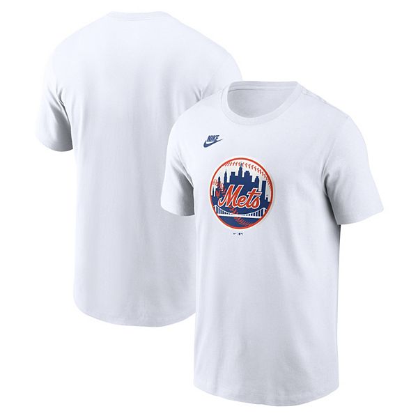 

Мужская белая футболка new york mets cooperstown collection с логотипом Nike