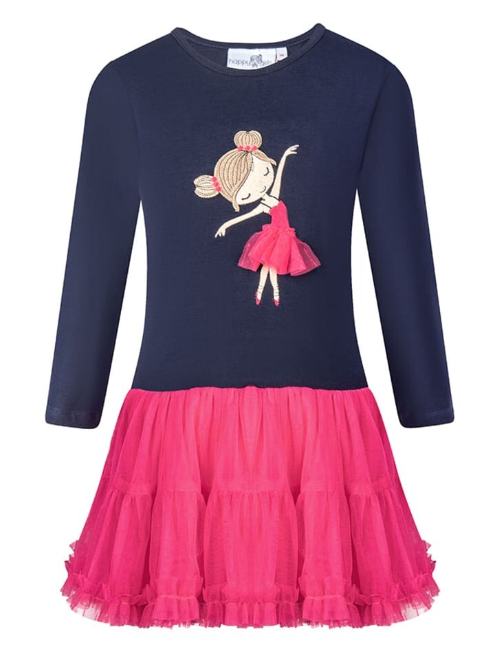 

Платье happy girls by Eisend, цвет dunkelblau/pink