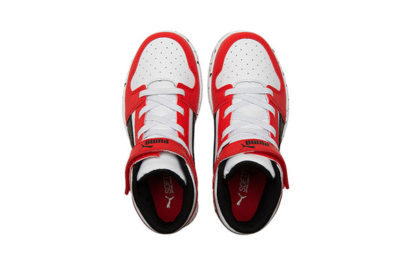 Кроссовки rebound layup 'speckled - high risk red' Puma, красный — фото 4