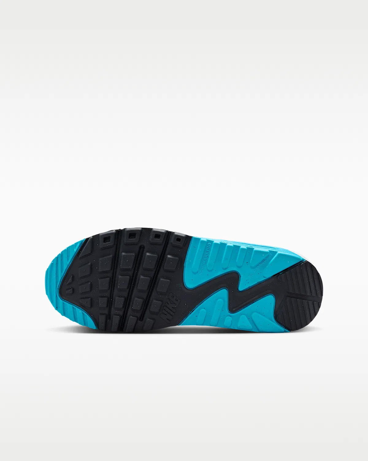 Детские кроссовки Nike Air Max 90 LTR, Platinum Tint/Blue Lightning/Wolf Grey/Iron Grey — фото 2