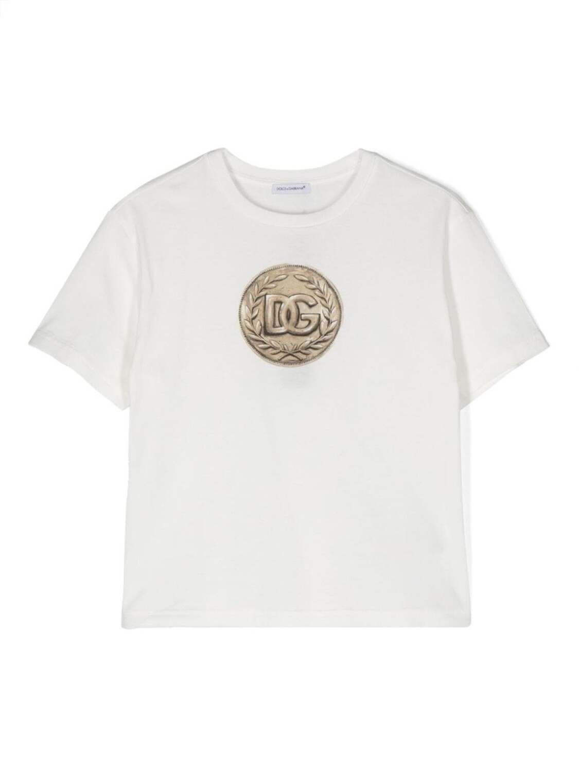 

Футболка с логотипом Dolce & Gabbana Kids, белый