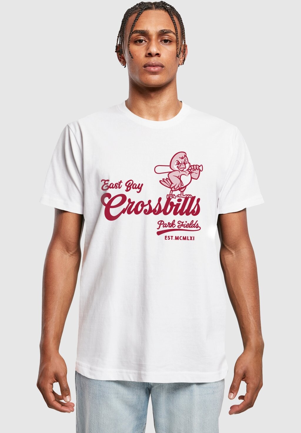 

Футболка с принтом PARK FIELDS CROSSBILLS Merchcode, белый