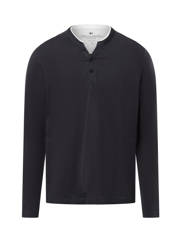 

Футболка Nils Sundström Langarmshirt, антрацит