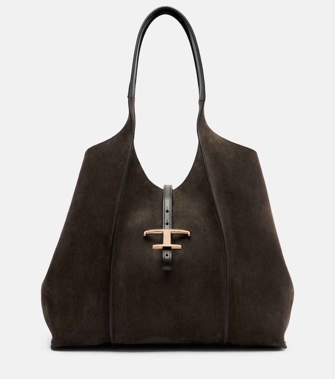

T Timeless Medium сумка из замши Tod's, Antilope