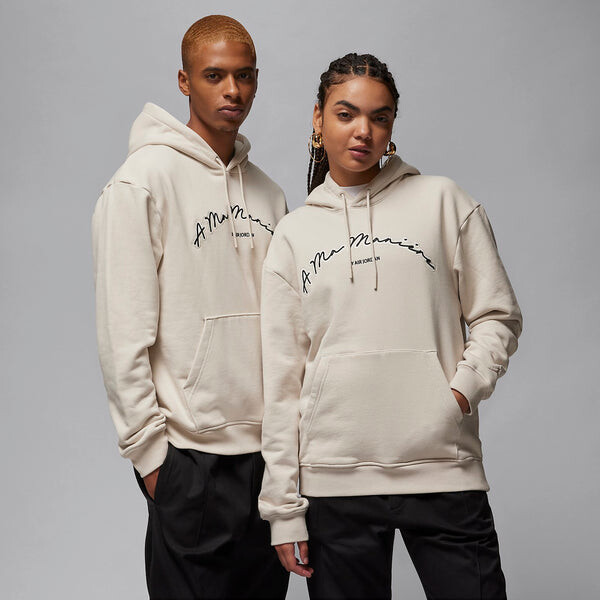 Толстовка Air Jordan x A Ma Manire Fleece Hoodie 'Light Orewood Brown', коричневый — фото 4