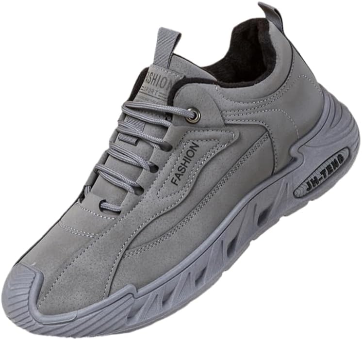 

Мужские модные спортивные кроссовки- повседневные кроссовки на шнуровке с мягкой подошвой, больших размеров- резиновая подошва- подходят для ежедневного ношения в любое время года Spkfhd, серый