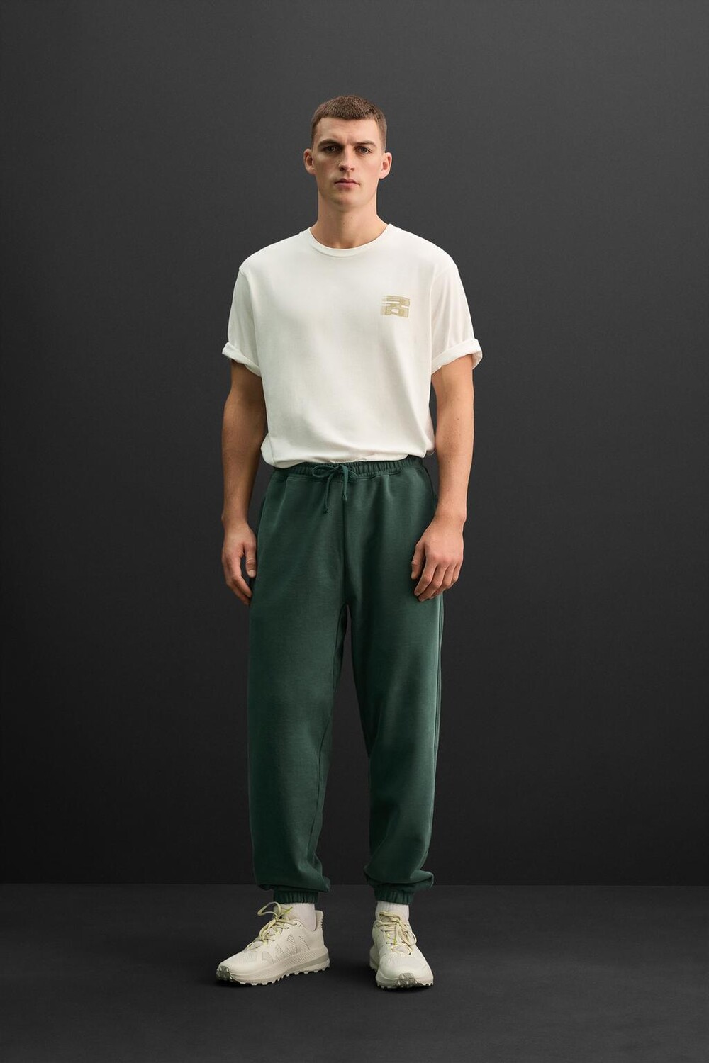 

Брюки для спорта ZARA, зеленый