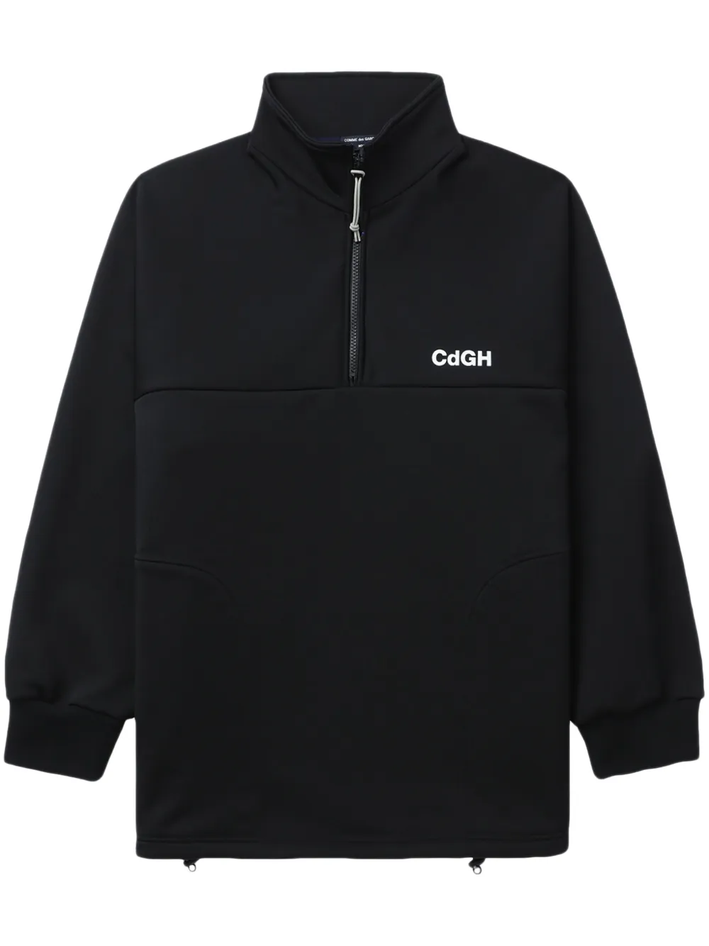 

Толстовка с воротником на молнии и логотипом Comme des Garçons Homme, черный