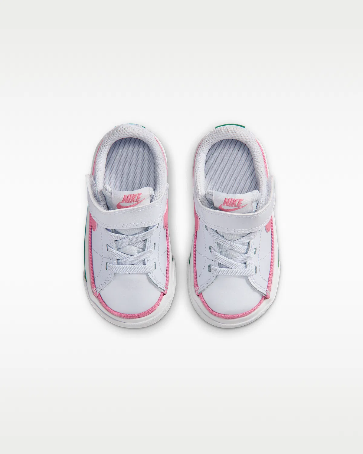 Детские кроссовки Nike Court Legacy, Football Grey/White/Malachite/Peony — фото 4