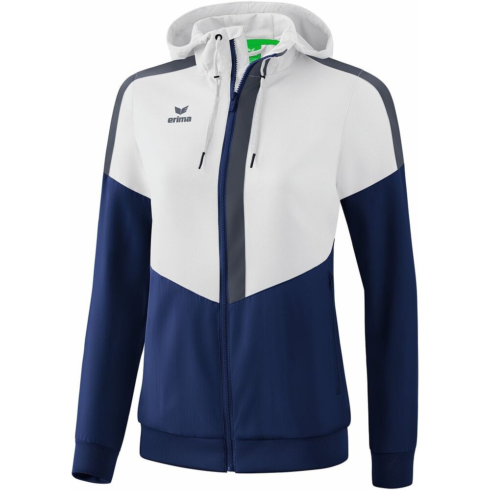 

Куртка Erima Hooded Tracktop Squad, белый