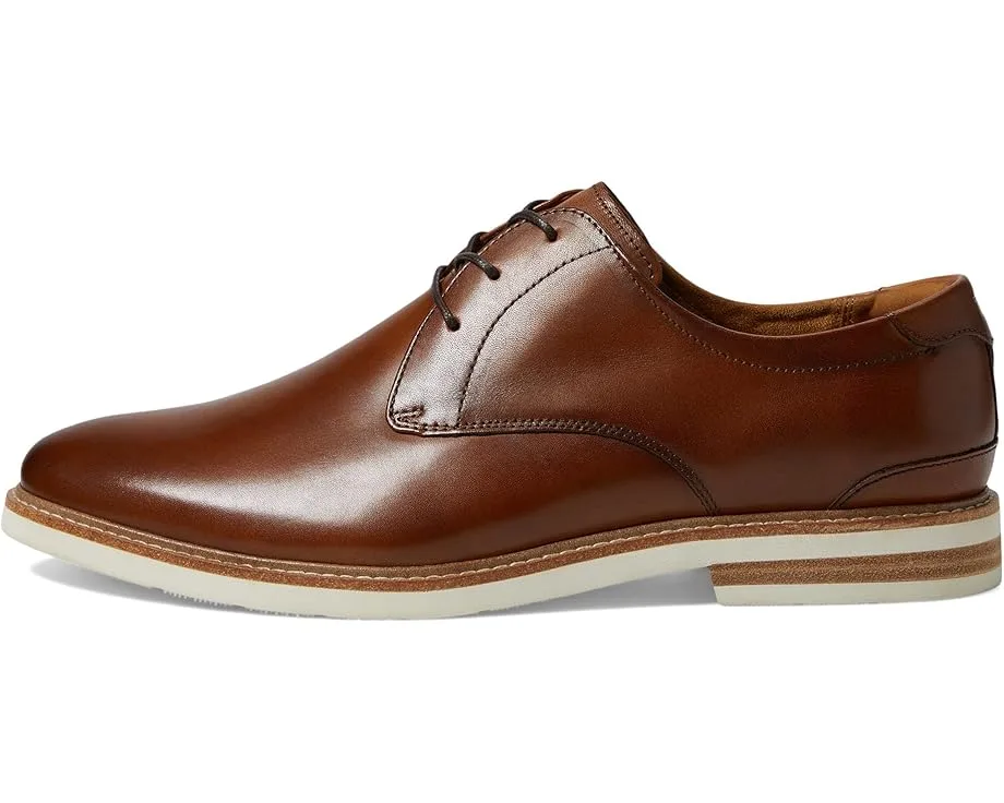 Оксфорды Florsheim Highland Plain Toe Oxford, Cognac Smooth/White Sole — фото 4