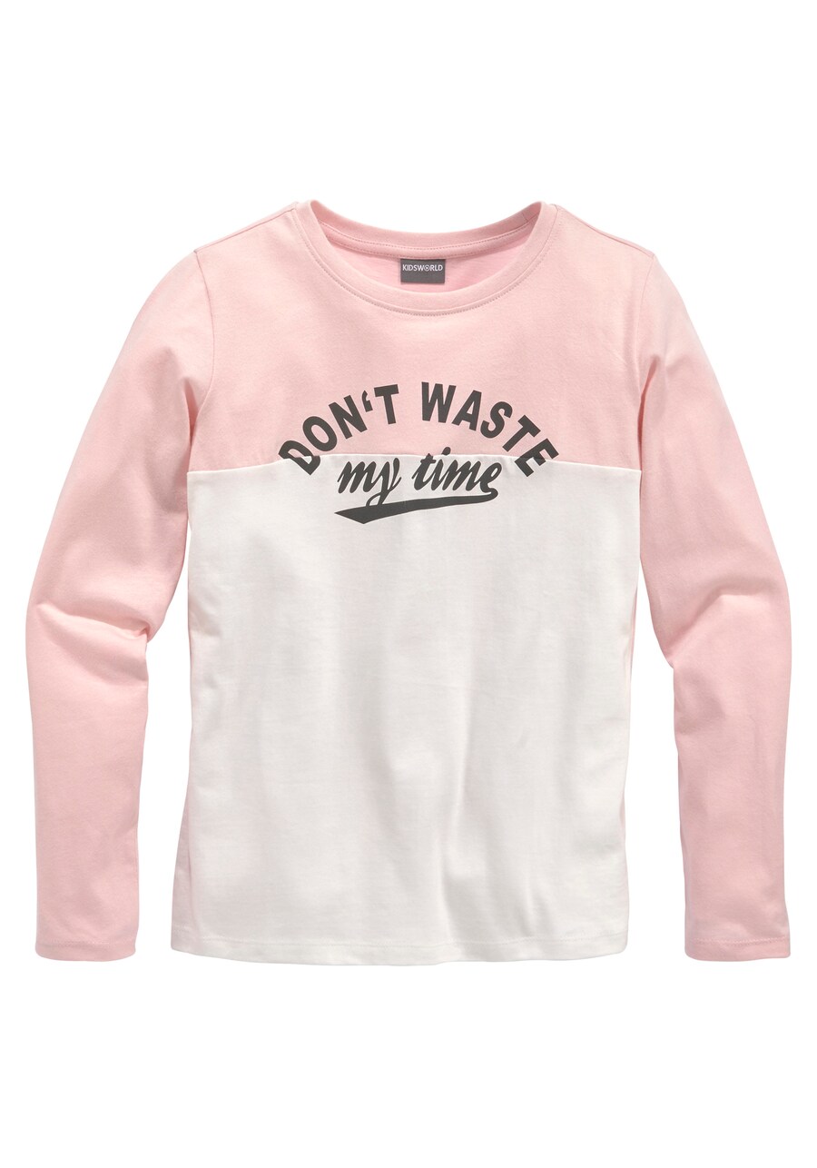 

Лонгслив Kidsworld Shirt, розовый