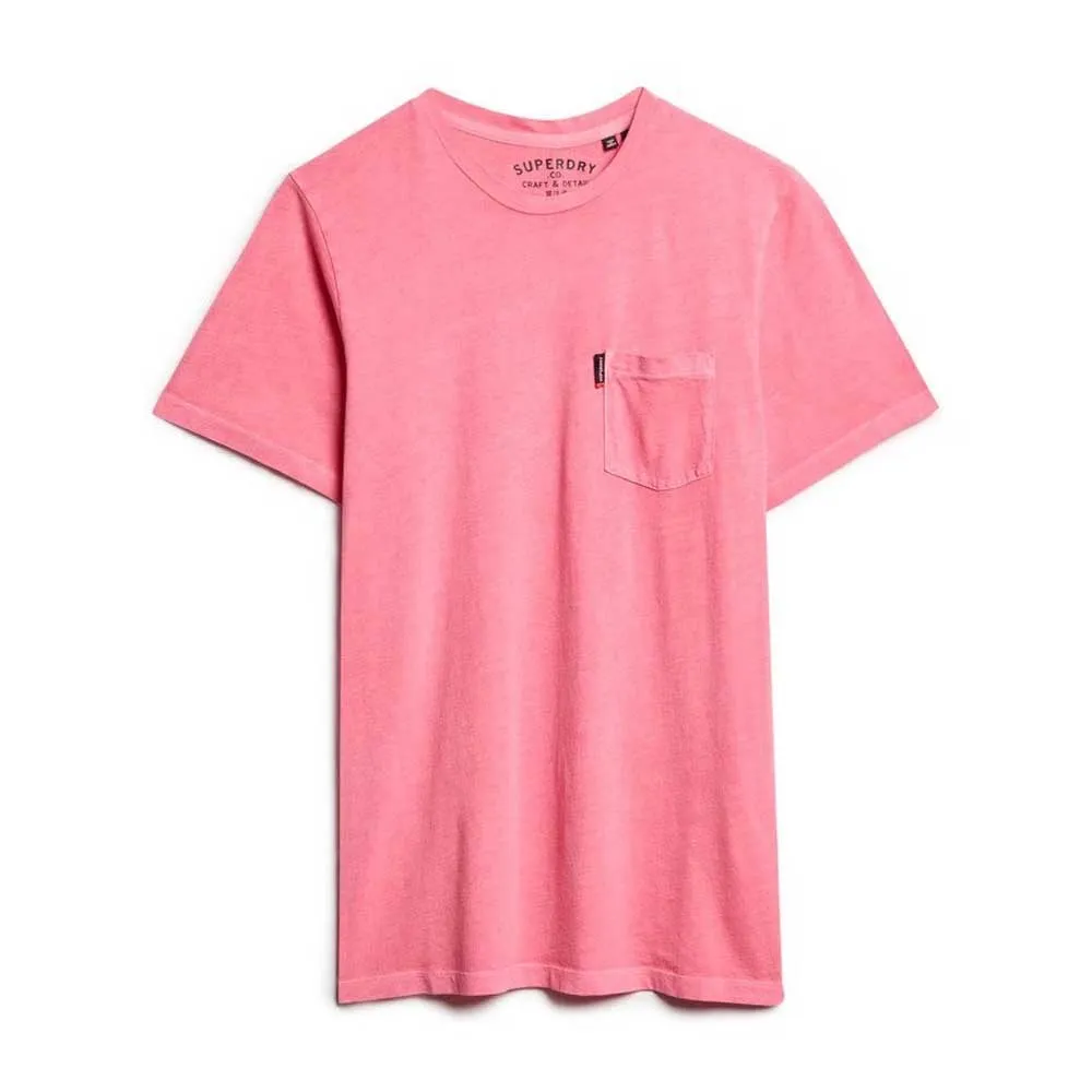 

Футболка с коротким рукавом Superdry Classic Essential Pocket, розовый