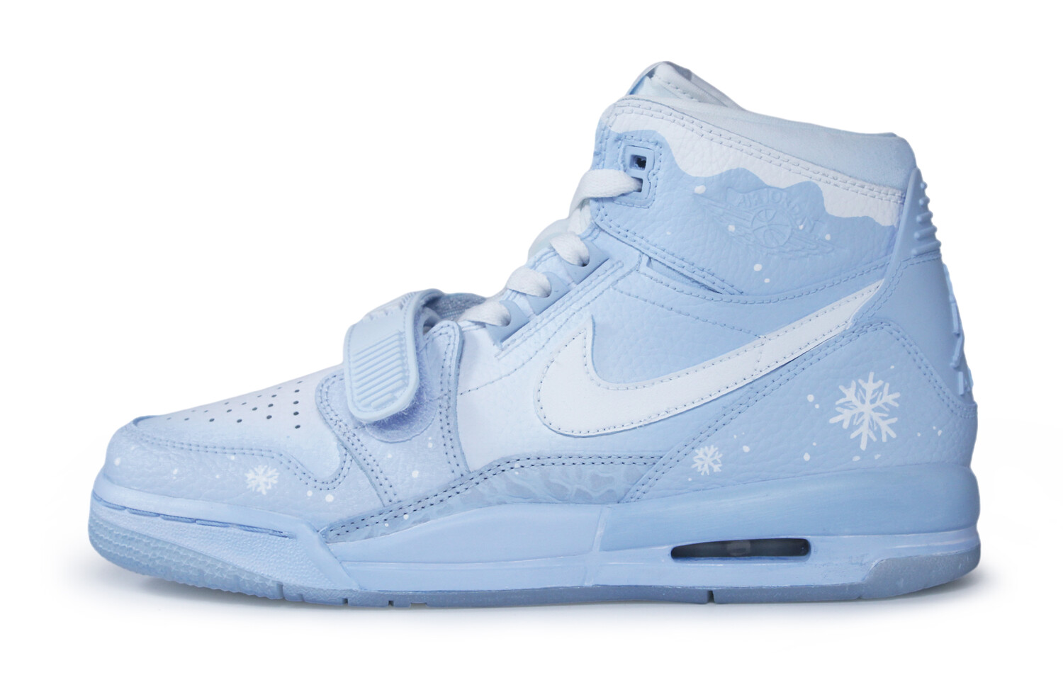 

Кроссовки Jordan Legacy 312 Vintage Basketball Shoes Women's High-top White, голубой, Синий, Кроссовки Jordan Legacy 312 Vintage Basketball Shoes Women's High-top White, голубой