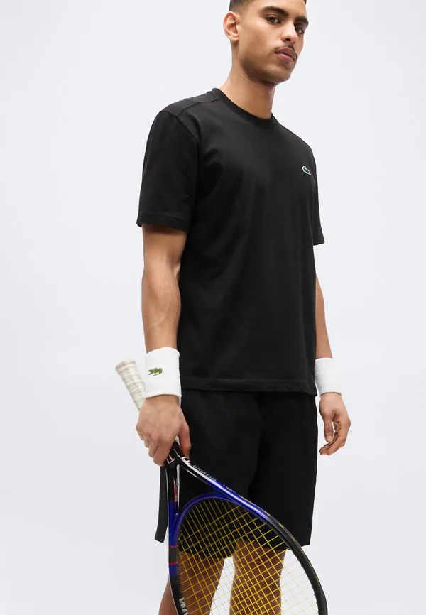 Теннисные шорты, спортивные шорты Lacoste Sport, Black/White — фото 4
