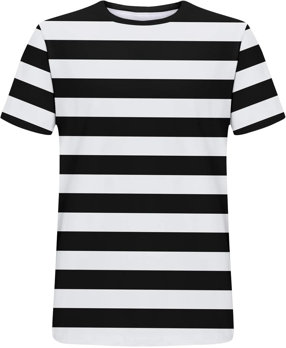 Мужская футболка 2025 в полоску, casual, regular fit — фото 3