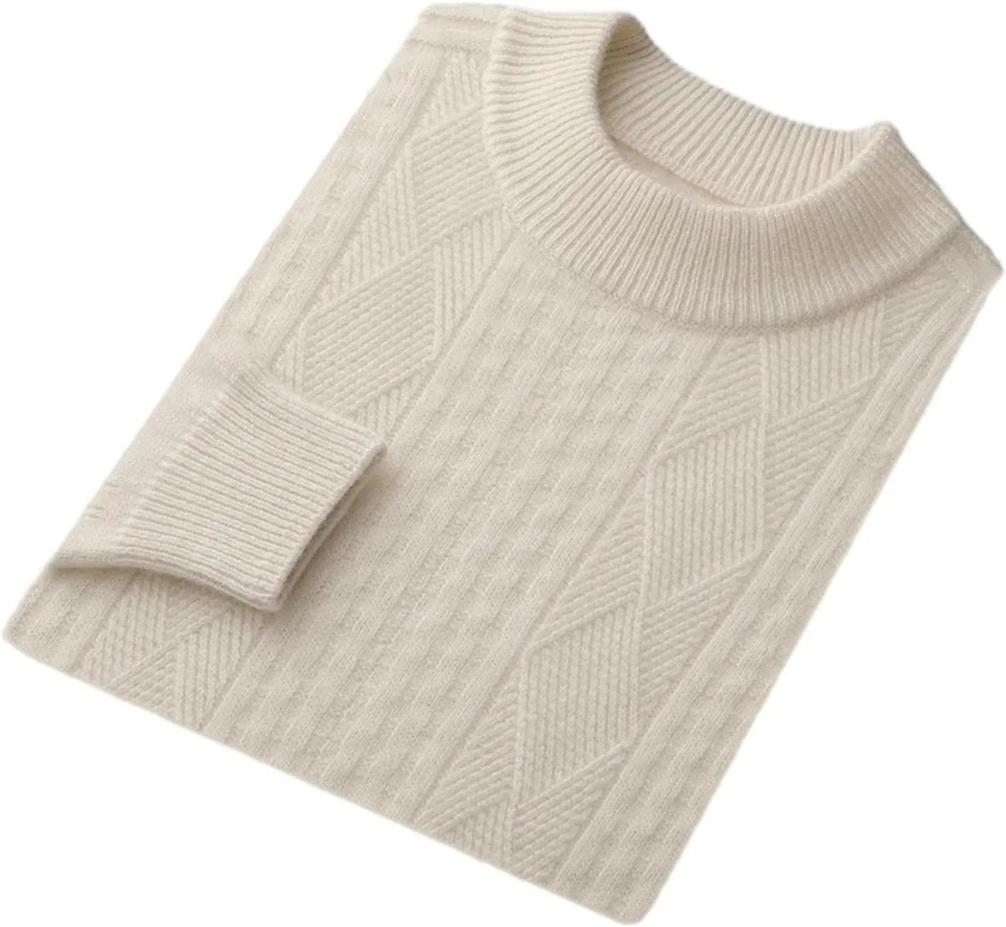 

Kelsiop модный мужской свитер 100% кашемир полуводолазка утолщенный вязаный для осени и зимы