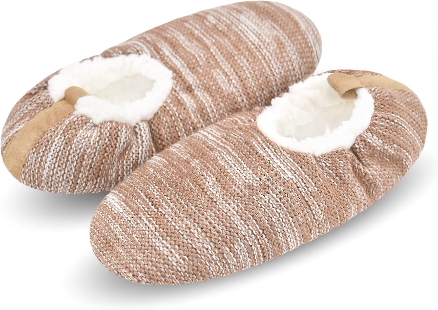 

Мужские мягкие носки-тапочки DICUIRD с противоскользящей подошвой, уютная и теплая подкладка из шерпы, домашние тапочки с мягкой подошвой, Zyx Coffee