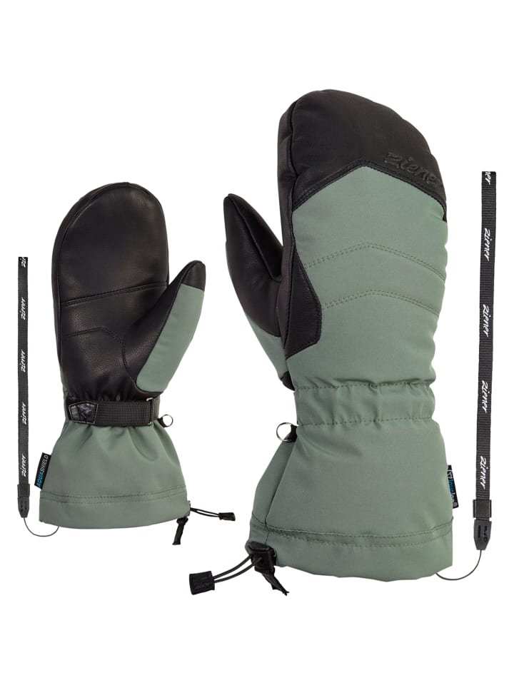 

Рукавицы Ziener Skihandschuh KILATI AS(R) AW MITTEN Lady, цвет green mud