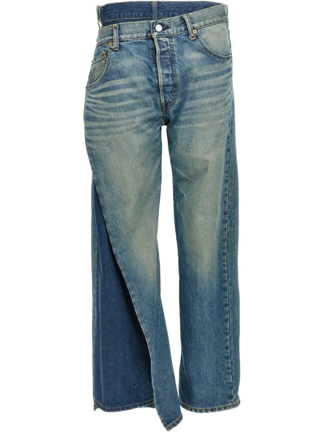 

Асимметричные джинсы Junya Watanabe x Levi's, синий